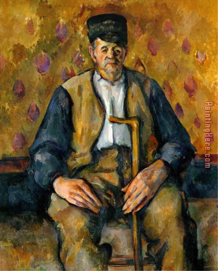 Paul Cezanne Farmer Sitting 1900 1904